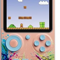 GADGETSWEAR Retro Handheld Gaming Console with Vibrant Design Classic 2D Platform Game, Large Screen, Easy Controls, & Portable Entertainment for All Ages Perfect Blend of Nostalgia and Modern Style image 1