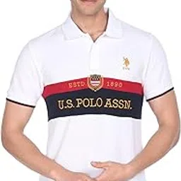 u.s. polo assn. Men Cotton Embroidered Logo Polo Slim Fit Shirt-picture-11