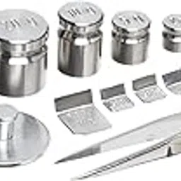 Rice Lake 12504 20 Piece Stainless Steel Calibration Metric Test Weight Set, 50g - 1mg Size, NIST Class F-image-75
