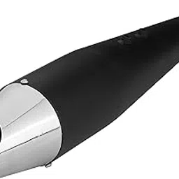 WORDZ Shark silencer Black Front Chrome Glasswool Exhaust for Bike Bullet Classic 350 Full Exhaust System-picture-58