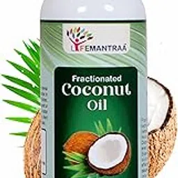 Lifemantraa Pure and Natural Fractionated Coconut Oil for Hair Skin Face Baby Body Massage Organic - 100ml-picture-30