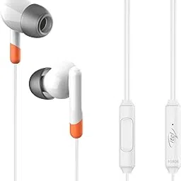 Itel IEP12 Wired Earphones with 10mm Drivers, Tilt in-Ear Design, 10-Min Fast Charge for 120 Min Playtime, and in-Line Microphone (White)-picture-10