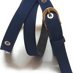 women nevyblue denim material jeans belt,Length 43 Inch-picture-30