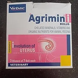 AGRIMIN I - Boluses Chelated Minerals, Vitamins and Organic Nutrients for Animal Feeding- 1 Box of 3 Strips-picture-10
