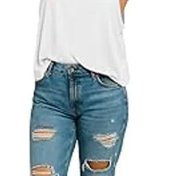 THE BLAZZE Everyday Cotton Tank Top for Women - Relaxed Fit, Scoop Neck Cami 1005 NB79 Parent-image-30