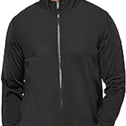 Glito Polyester Nylon Solid Activewear Upper Jacket for Men | High Neck | Regular Fit | Full Sleeve | Casual Sports Jackets | Ideal for Mild Winter Weather-picture-24