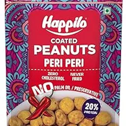 Happilo Premium Super Snack Peri Peri Peanut 150g, Crunchy and Nutty, High in Protein and Dietary Fibre-image-60