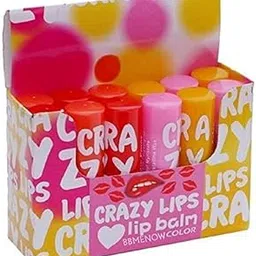HE Crazy Lips Lip Balm, Multicolor, Pack of 12 (12)-picture-55