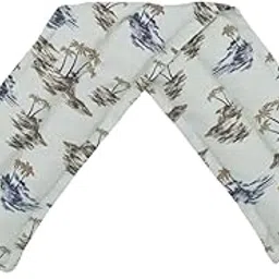 CHINEYA Microwave Heating Pad, Moist Heat Therapy for Back Pain, Stomach Cramps, Shoulder, Neck, and Legs Microwavable Heated Wrap with Cold Therapy Support (Shoulder Pad)-image-82