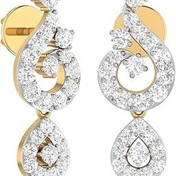 pc jeweller Yellow Gold and Solitaire Stud Earrings for Women-picture-41