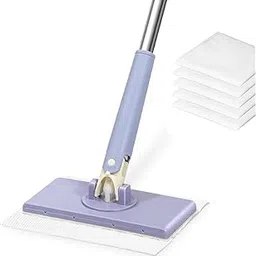 Mini Floor Cleaning Mop with Disposable Pads – Compact Lightweight Flat Mop for Home, Bathroom & Kitchen (Set of 1)-image-17