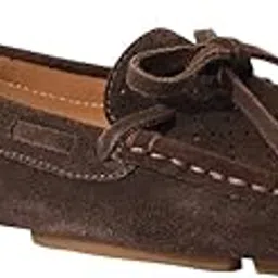 eske Kathe, The Moccasin | Suede Leather Loafers for Women with Laser-Cut Design | Leather Insole | Slip-On Casual Flats with TPR Sole-picture-19