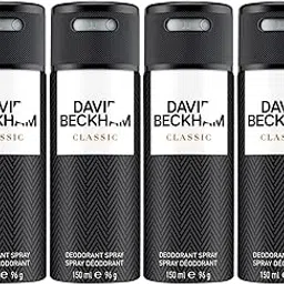 David Beckham Classic Deodorant Spray 150ml (Pack of 4)-picture-15