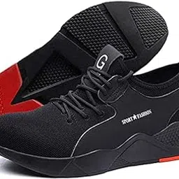 通用 YWSK Heavy Duty Sneaker, Lightweight Mesh Breathable Work Shoes with Steel Toe Cap, Anti-Slip Puncture Proof Safety Shoes for Men and Women-picture-51