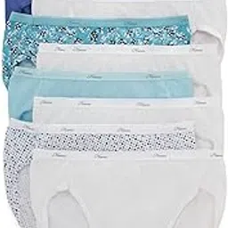 hanes Women's Cotton Hi Cut Panty (Pack of 10)-picture-41