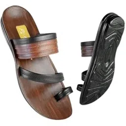 Men’s Home Comfort Slippers – Soft, Breathable BROWN 7-picture-17