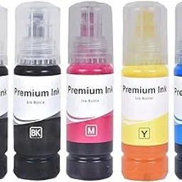 Grensky 003 001 Refill Ink Compatible with EP 001, 003, L3200, L3210, L3211, L3215,L3216,L3250,L3252 Printer Ink (1 Set+BK)-picture-34