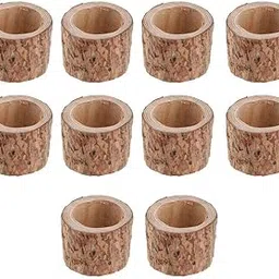 Tree Stump Wood Flower Pot Cactus Succulent Plants Bonsai Pot Candle Holder|Home & Garden | Home D?©cor | Vases|10 Pieces Tree Stump Flower Pots-image-64