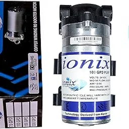 IONIX Metal RO Booster Pump 100 GPD, ro Pump 100 GPD | motor for ro water purifier | Compatible with All Storage Type RO's, Universal Type Motor, 1 Year Warranty-image-14