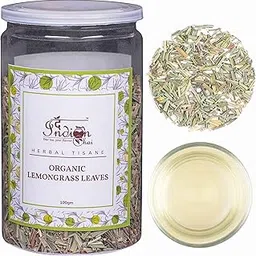 The Indian Chai – Organic Lemongrass Tea 100g, Caffeine Free Herbal Tea for Detox, Helps with Digestion, Relaxation, Immunity, Cough & cold, Also Used in Cooking, Edible-picture-18