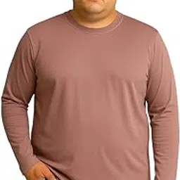 9lkha Men's Full Sleeve Cotton Blend T-Shirt – Comfortable & Stylish Everyday Wear-picture-37