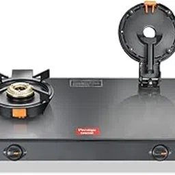 Prestige Svachh Glass Top Gas Stove with 2 Liftable Brass Burners for easy cleaning(GTSB-02)|Sturdy pan support|2 years warranty|5 years warranty on glass-image-10