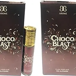 Arome Choco Blast Attar Perfume For Men Women I Non Alcoholic I Usable For Gift I Travel Size Perfume Roll-On I Pocket Friendly Attar I Chocolate Fragrance I Perfume Under 500 I Pack Of 2-image-11