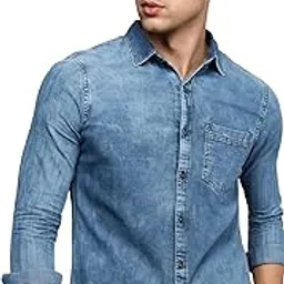 london great live in style London Great Men's Denim Shirt, Full Sleeve, Casual Regular Fit-picture-47