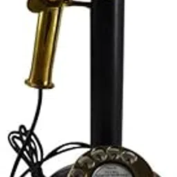 Geniadity- Classic Old Fashioned Candlestick Telephone for-Home & Office Decor Landline Phone (Retro Upright Telephone)-picture-11