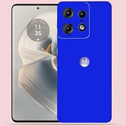 Blue Matte Moto Edge 50 pro 5g Mobile Back Skin Rear Screen Guard Protector Film Wrap (Coverage - Back+Camera+Sides)-picture-21