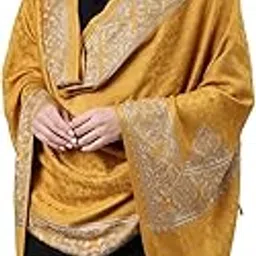 pashmoda Women Kashmiri Aari Embroidery Stole (Size: 71X203 CM)-picture-30