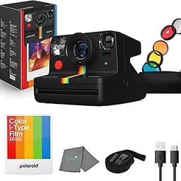 Now+ Gen 2 Instant Camera, Black, Bluetooth Now Plus Film Camera with 5 Piece Lens Filter Kit & Pouch, 8 Color Film, Works with Polaroid i-Type and 600 Film, and Lens Cleaning Cloth-image-32