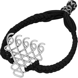 House of Aadyaa 92.5 Silver Saraswati Bracelet for Men & Women-picture-52
