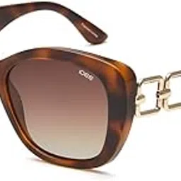 idee 100% UV protected sunglasses | Women | Square | Full Rim | Gradient | Brown-Frame | Brown-Lens | Medium-picture-30