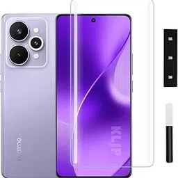 Premium HD+ Curved UV Gorilla Tempered Glass Screen Protector Designed For Realme 15 5G / Realme 15 Pro 5G - Edge-To-Edge Protector Full Screen Coverage with Easy Installation Kit-image-17