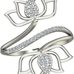 dishis 14K /18K White Gold Diamond Ring for Women-picture-24