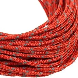 Club Bollywood®50ft Camping Tent Awning Reflective Guyline Rope Runners Paracord Red| Outdoor Sports | Camping & |1 x Tent Reflective Rope-picture-31