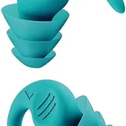 SECRET DESIRE Noise Reduction Ear Plugs Silicone Sound Blocking for Sleep Snoring Swimming|Ear Plugs Corded|Extra Soft, Reusable Earbuds Noise Cancellation|Soundproof Earplug Use Underwater (Blue)-picture-12