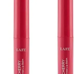 LAFZ Cherry Tinted Lip Balm With SPF 15 | With Cocoa Butter & Vitamin E | Repairs & Moisturizes Chapped Lips, 9g (Pack of 2)-picture-30