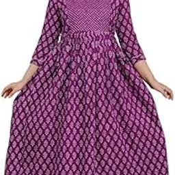 murli kurti Women's Pure Cotton Printed Maternity Gown/Maternity wear/Feeding Gown A-line Maternity Feeding Dress Maternity Kurti Gown for Women image 1