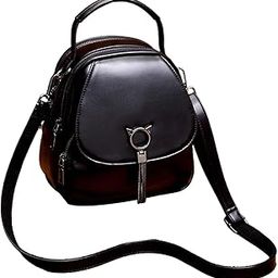 club bollywood CLUB BOLLYWOOD®Women Mini Backpack PU Leather Small Crossbody Bag for Travel Outdoor Summer Black|Clothing, Shoes & Accessories | Womens Handbags & Bags|1 Mini Backpack-picture-36