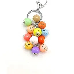 Antique Metal Smiley Keychain Multicolour.Suitable to use as Bag Charm, Car Keychain, Bike Keychain | Best For Friend, Brother & Sister Gift-image-27