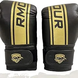 IWIN Rmour Pro Style Training Boxing Gloves Gold (12 oz), Black-picture-31