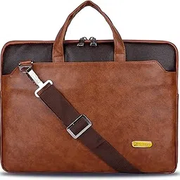 zadinga Blowzy Bag PU Leather Messenger Bag for Men/Office Bag for Men I Padded Laptop Compartment with Adjustable Strap I DIMENSION : L-15 inch W-1 inch H-11.5 inch image 1