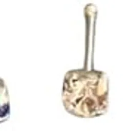 preciously mine 925 Sterling Silver Square Nose Pin-picture-22