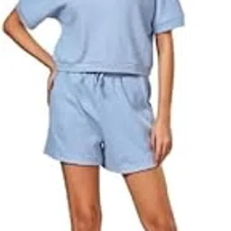 Women's Two-Piece Loungewear & Nightwear Set,Crop Top with Shorts, Co-Ord Sets for Women, Stylish Night Suit Set,Women Shorts & top Set-image-29