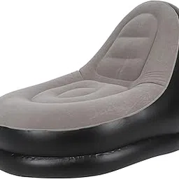 EXCLUZO Inflatable Lounge Chair, Inflatable Sofa, with Footstool Soft and Comfortable for Living Room Balcony Garden Outdoor Travel Camping Picnic-picture-11