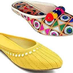 sdshopping Ladies Juti and Mojari Pack of 2-picture-20