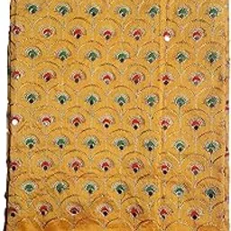 Women Heavy Real mirror Work Embroidery blouse piece 1Mtr(Use for Kanjivaram Silk Saree Banarasi Silk Saree saree for women and cotton saree) Blouses(only Blouse Piece no saree)-picture-35