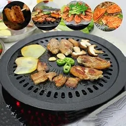 Ritmo Aluminum Non-Stick BBQ Gas on Grill Baking Tray Smokeless Barbecue Indoor Outdoor Home Tandoor Cook Tool Electric Gas Grill Stove-picture-18